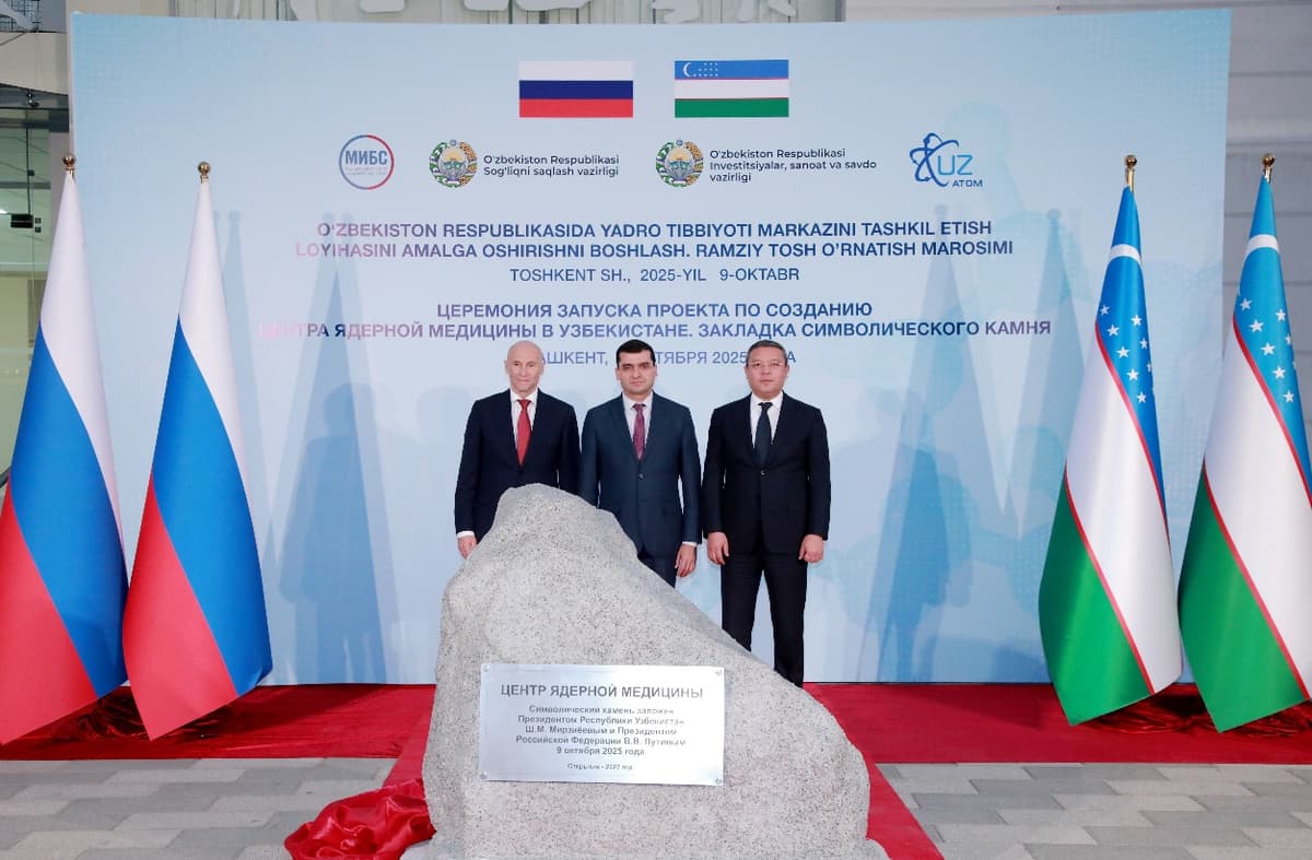 Toshkentda Yadro tibbiyoti markazi qurilishi boshlandi