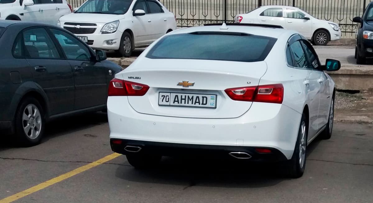 Uzbekistan to allow personalized license plates from 2026