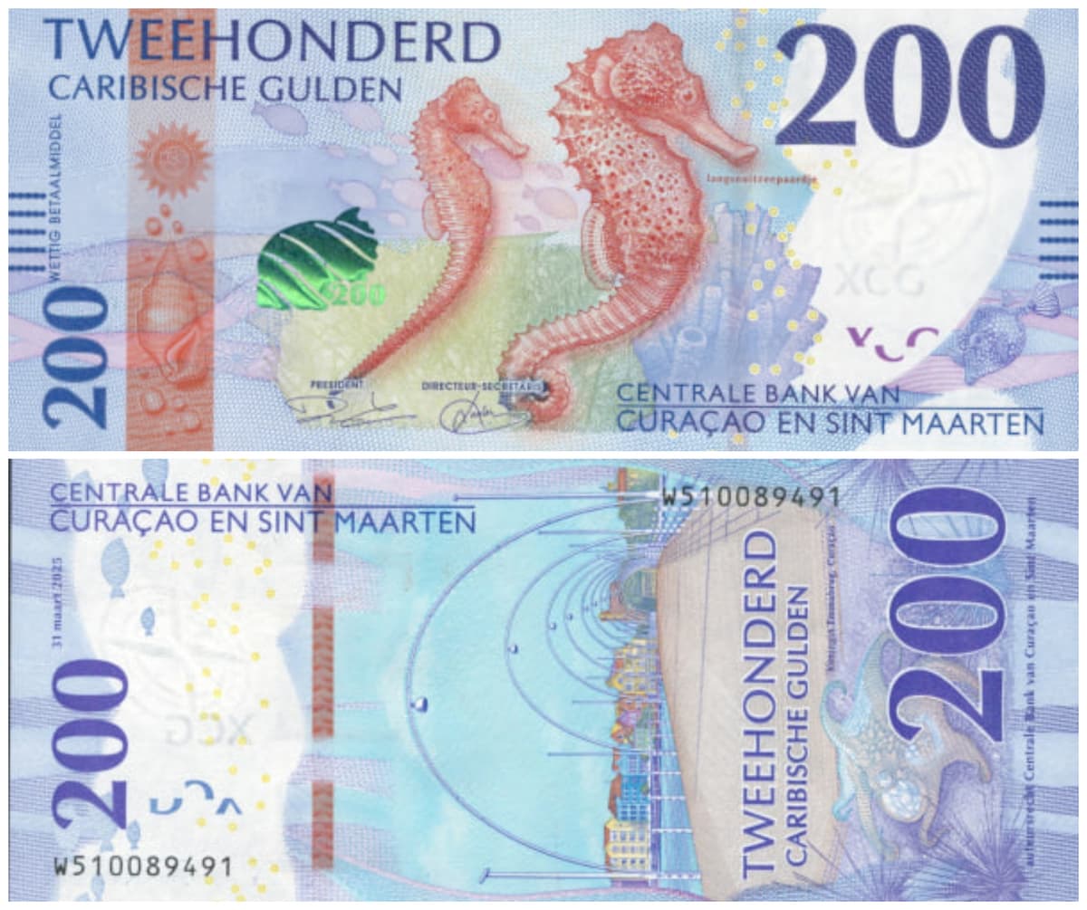 Kyurasao banknotasi 2025 yilda dunyodagi eng yaxshisi deb topildi