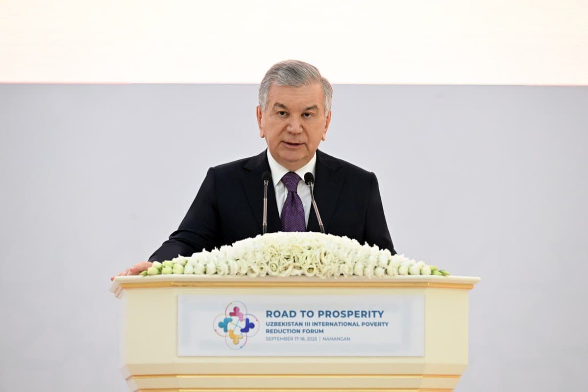 Global instability and climate change pose serious challenges – Shavkat Mirziyoyev
