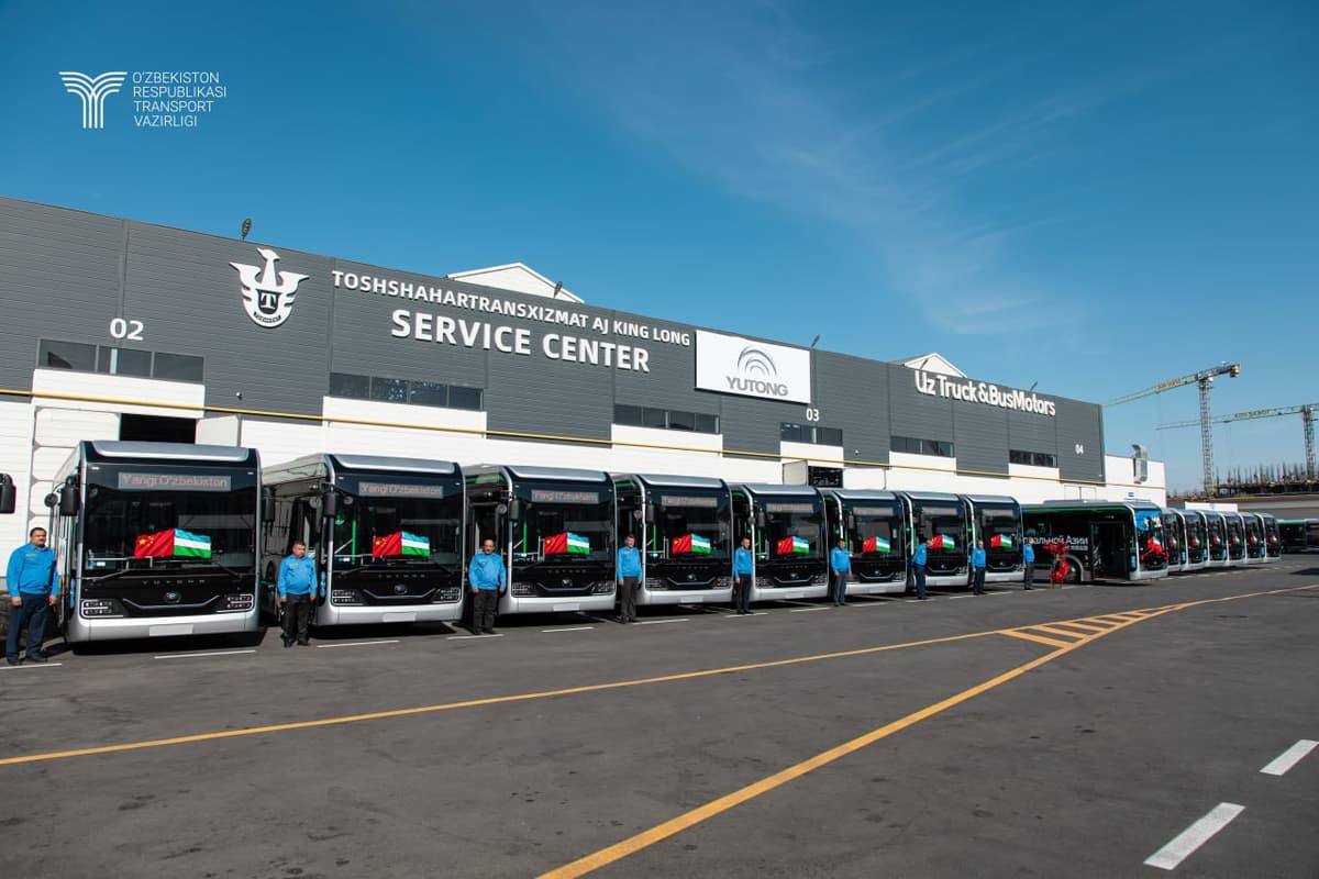 Tashkent expands its fleet with over two hundred Chinese-made electric buses