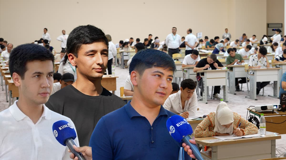 “Huquq savollari darslikdan tushmadi” – abituriyentlar. Imtihonning birinchi kuni qanday o‘tdi?