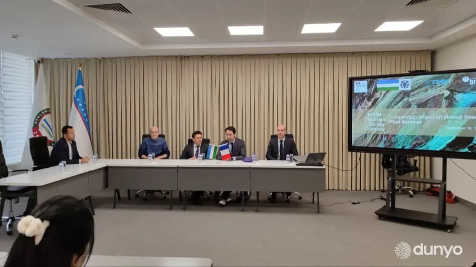 Геология фанлари университети ва Франциянинг BRGM ташкилоти билан келишувга эришилди
