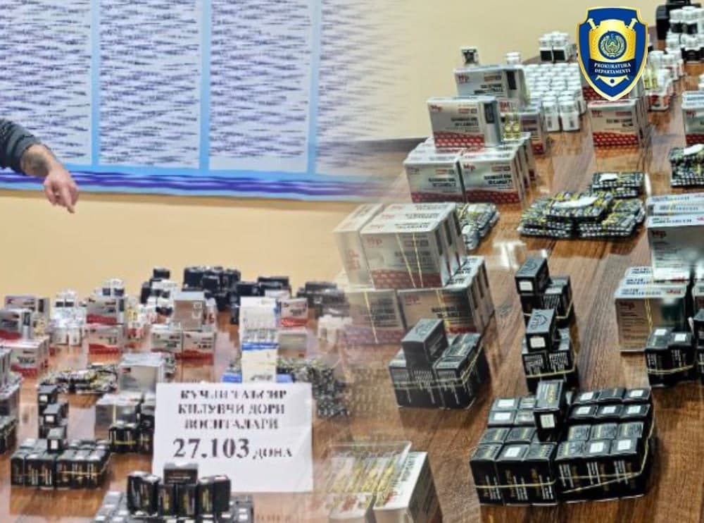 Chirchiqda ushlangan shaxsning uyidan qariyb 20 ming dona kuchli ta’sir qiluvchi dori topildi