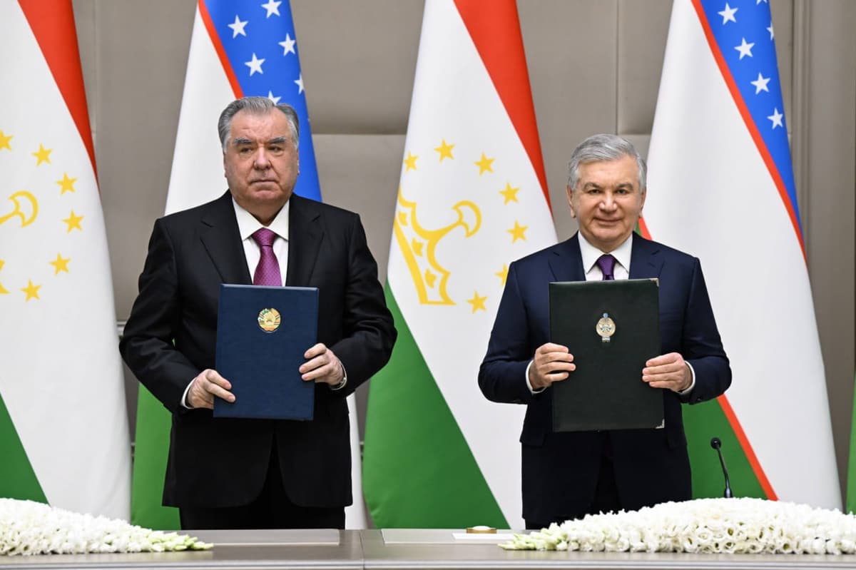 O‘zbekiston va Tojikiston o‘rtasida Strategik sheriklik va ittifoqchilik munosabatlarini kengaytirish to‘g‘risida qo‘shma bayonot imzolandi