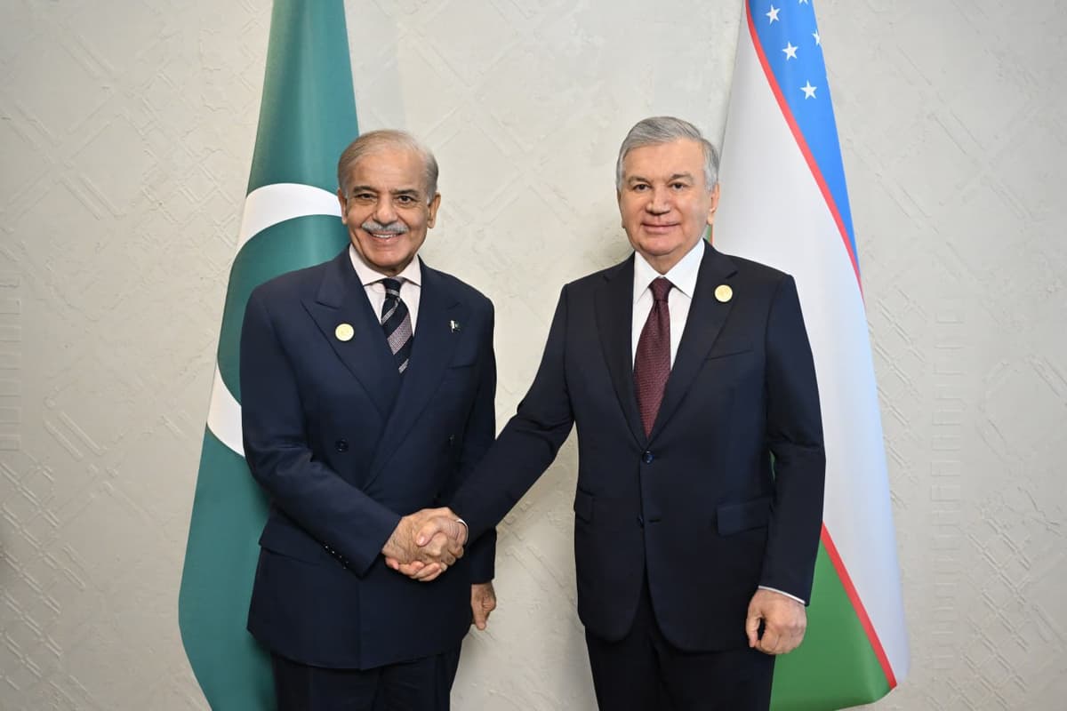 Shavkat Mirziyoyev holds talks with Shehbaz Sharif, discusses strengthening Uzbekistan-Pakistan strategic partnership