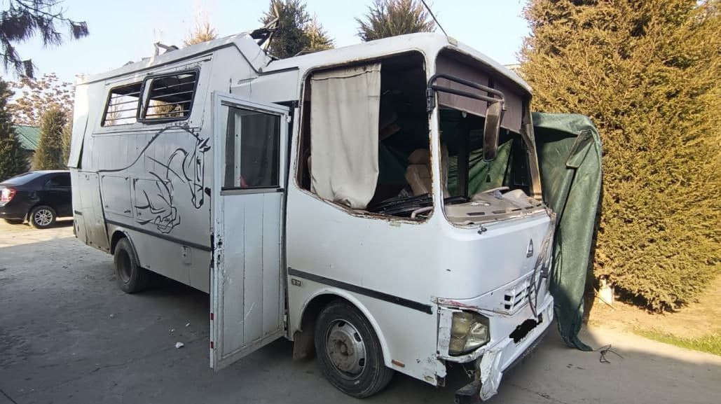 В Ташкентской области на заправке взорвался газовый баллон автобуса