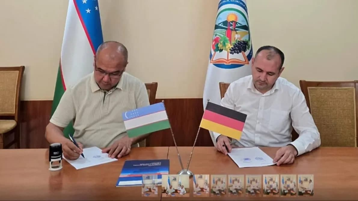 Germaniya Zarafshon daryosi havzasida zamonaviy sug‘orish tizimini joriy etadi