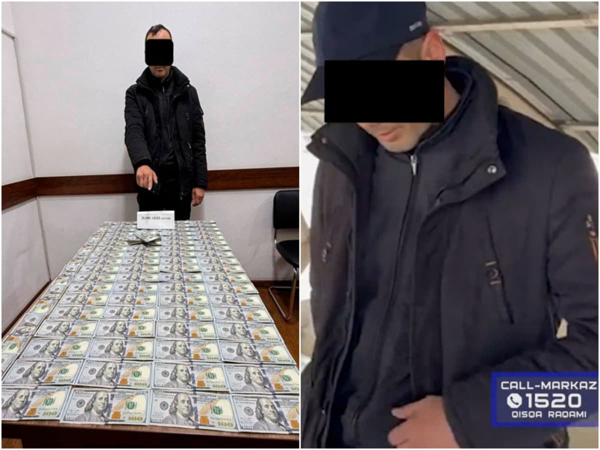 Фарғона тумани солиқчиси 20 минг доллар билан ушланди