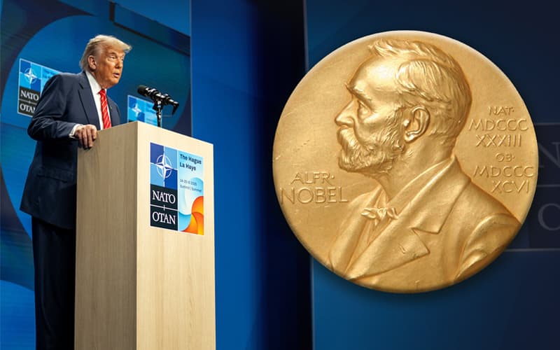 7 ta davlat Trampni tinchlik bo‘yicha Nobel mukofotiga nomzod qilib ko‘rsatdi