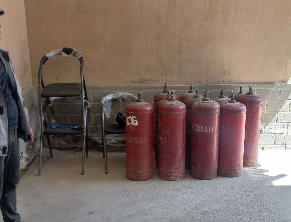 Gaz korxonasiga qarashli gaz ballonlarini noqonuniy sotayotgan fuqaro aniqlandi