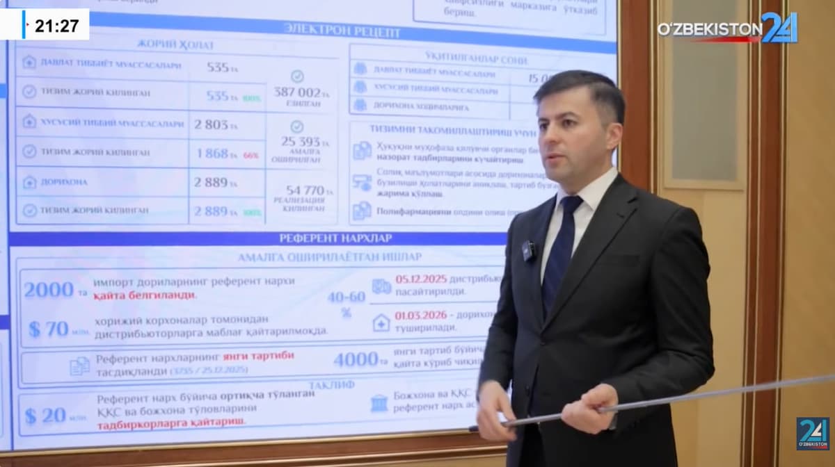 2 мингта дори нархи 40-60 фоизга туширилди — Фармагентлик