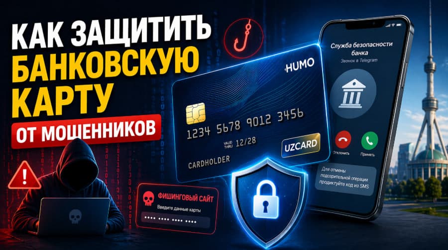 Как защитить банковскую карту от мошенников
