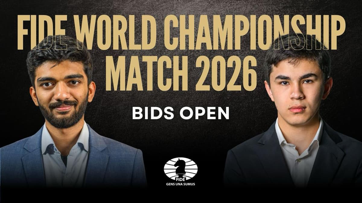 FIDE invites bids for 2026 World Chess Championship: Gukesh vs. Sindarov