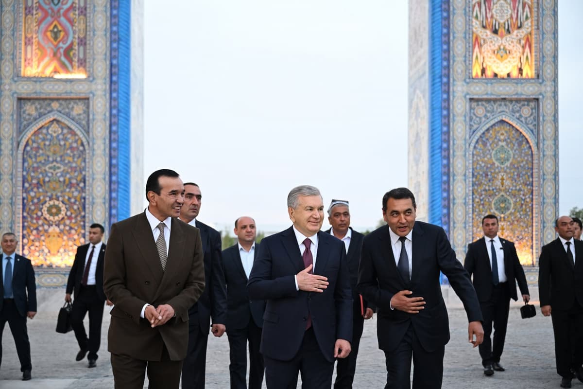 Prezident Marg‘ilondagi “Burhoniddin Marg‘inoniy” turizm majmuasi bilan tanishdi