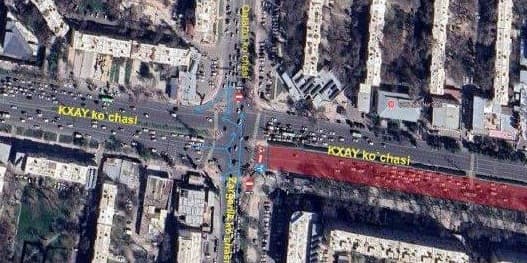 Toshkentda «Chilonzor» metro bekati yaqinidagi ko‘cha vaqtincha yopiladi