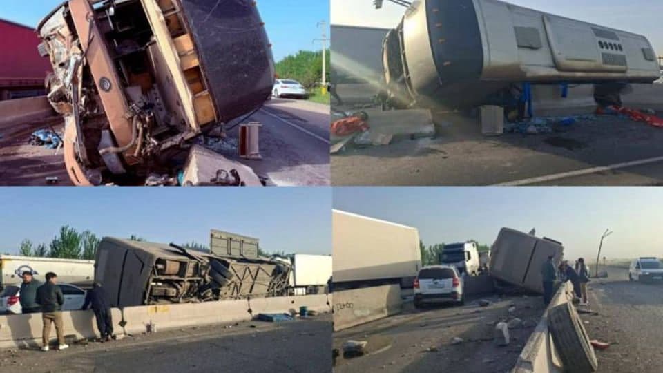 Жиззах вилоятида автобус ЙТҲга учради