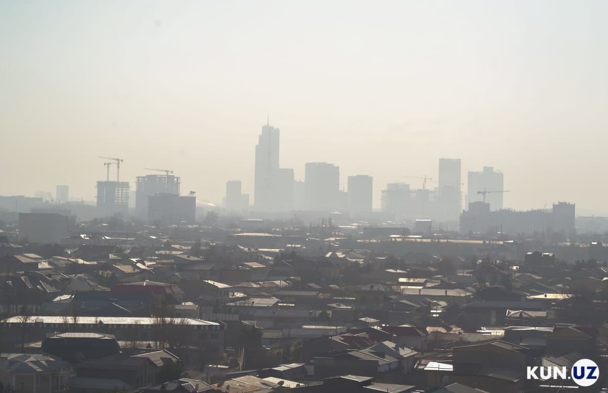 Toshkent havosida PM2,5 miqdori me’yordan oshdi