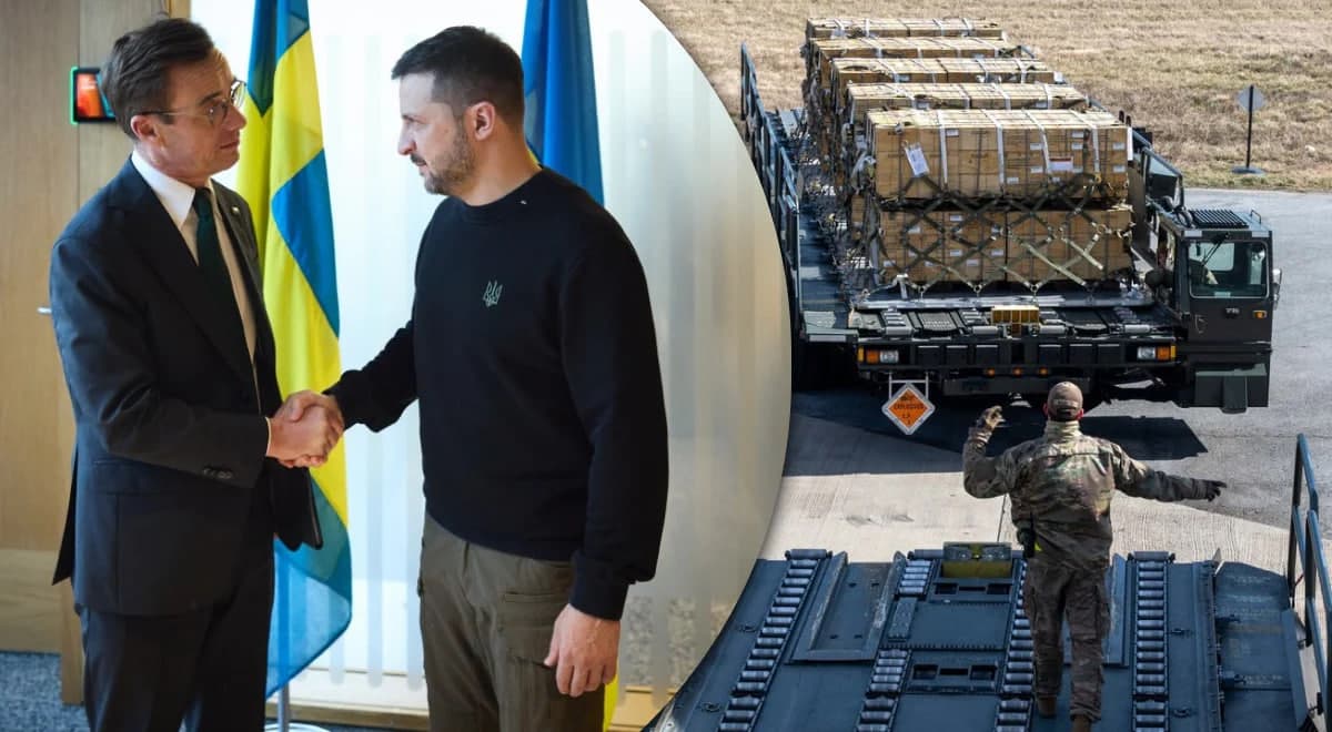 Швеция направит Украине пакет военной помощи на 1,2 млрд долларов