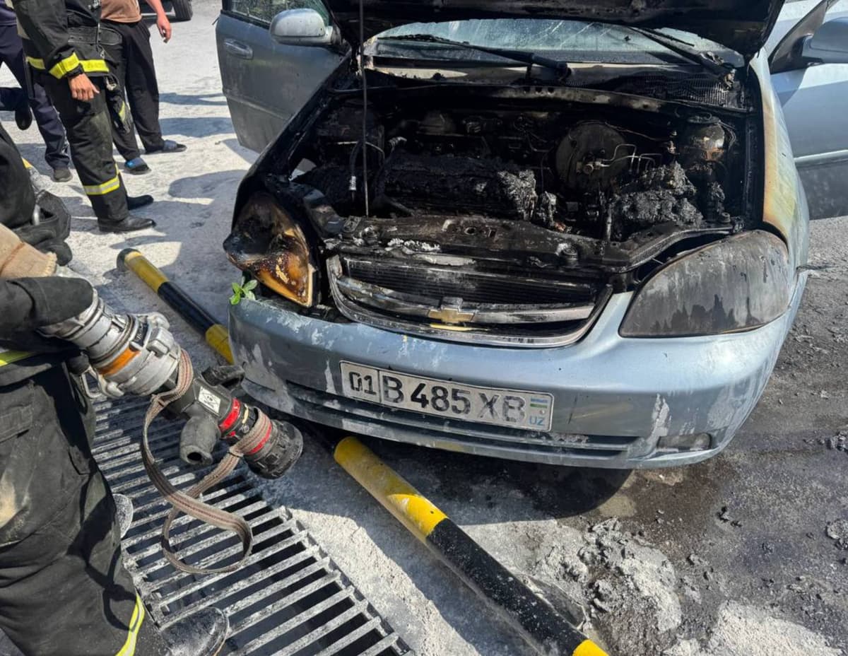 Юнусободда Lacetti ёниб кетди