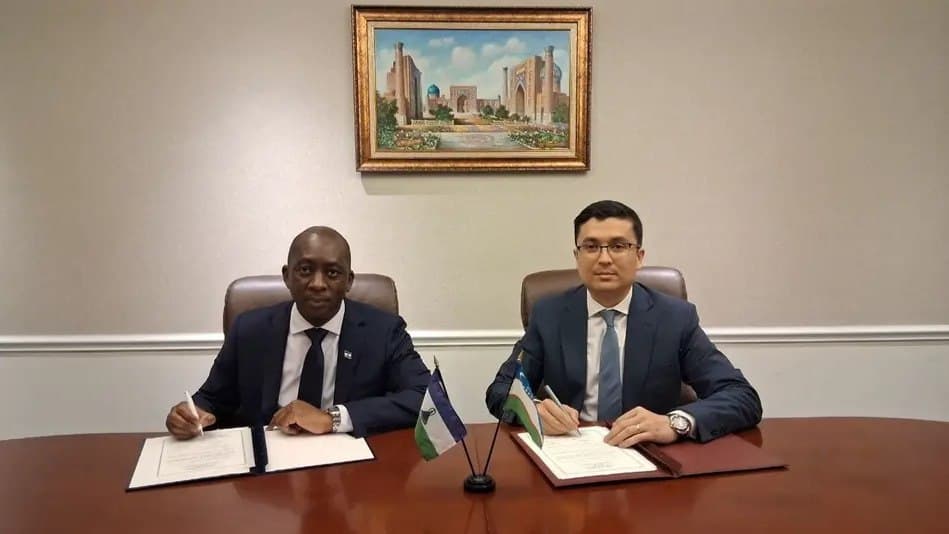 Uzbekistan establishes diplomatic relations with Lesotho