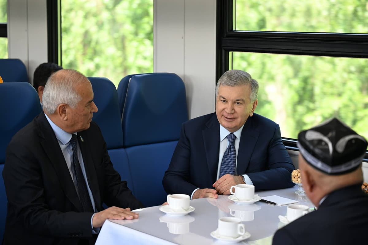 New electric train service launched connecting Fergana Valley cities