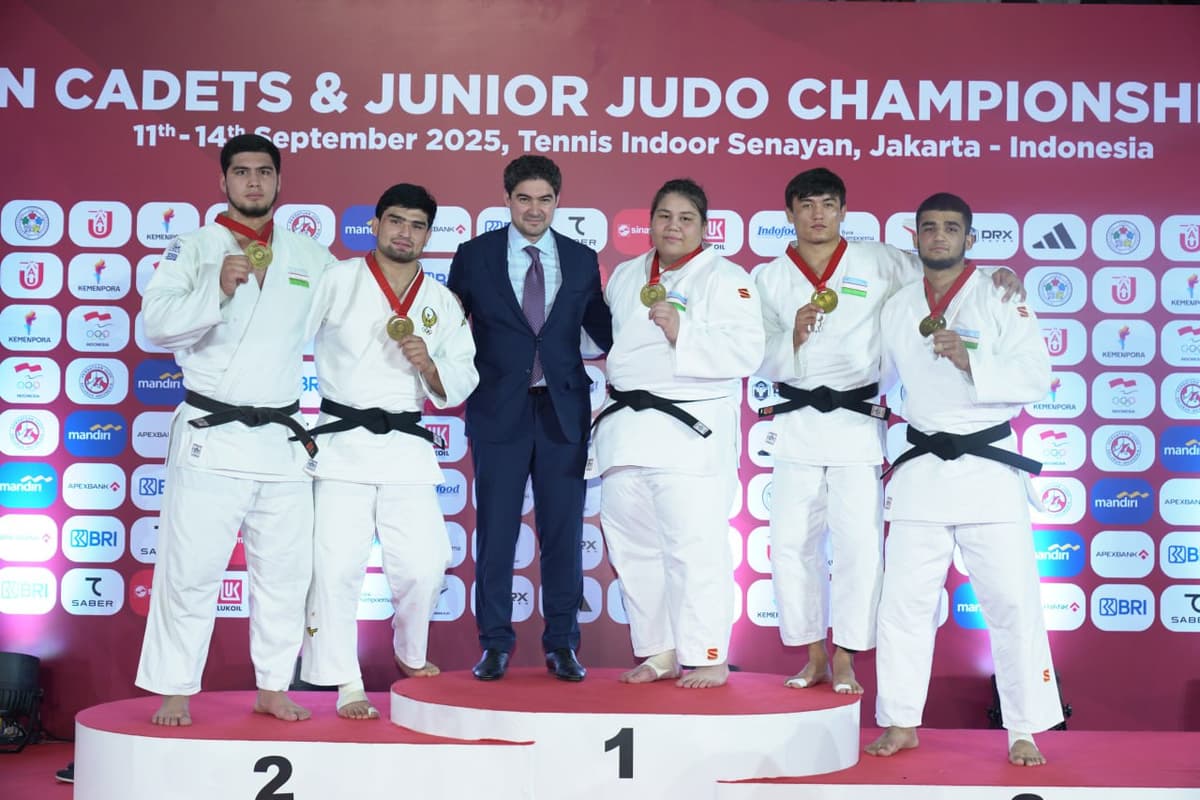 Uzbekistan tops medal table at Asian Junior Judo Championships in Jakarta