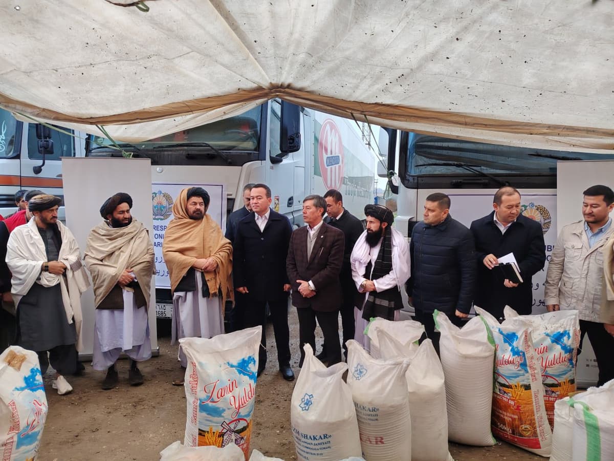 O‘zbekiston hayit arafasida Afg‘onistonga insonparvarlik yordami yubordi