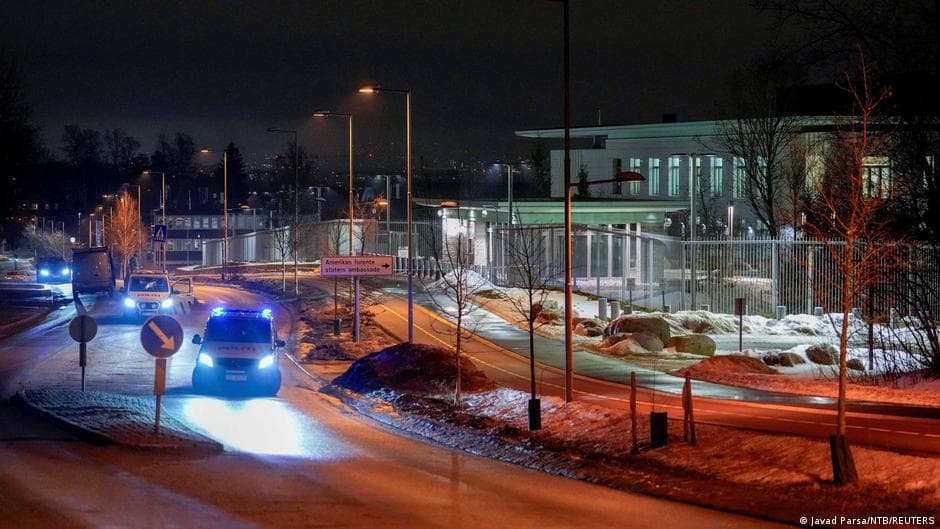Norvegiyada AQSh dipmissiyasi yonidagi teraktda gumon qilinganlar qo‘lga olindi