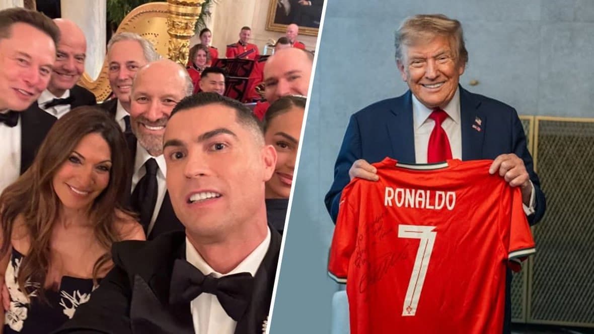 Ronaldu Oq uyda mehmon bo‘ldi