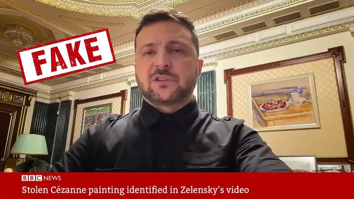 BBC логотипи билан Зеленскийга оид сохта видео тарқатилди