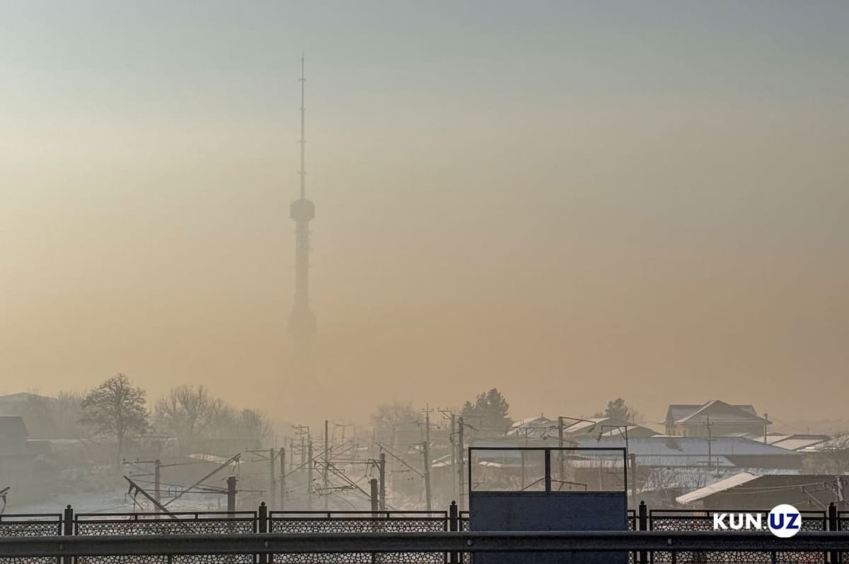 Tashkent reports hazardous PM2.5 levels as pollution exceeds limits