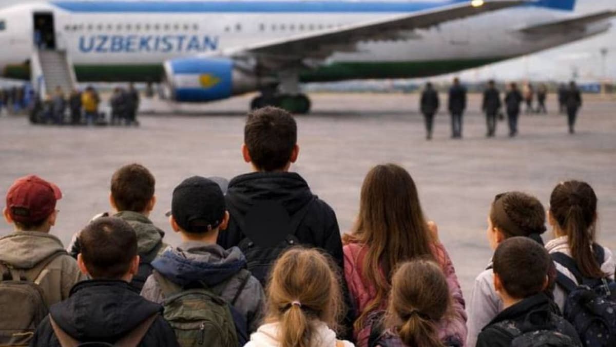 Uzbekistan repatriates 14 children left without parental care in Russia
