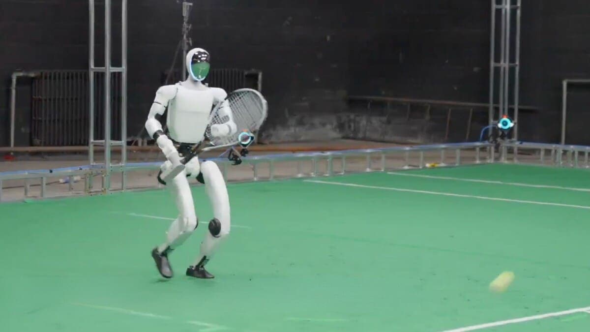 Xitoyda robot tennis o‘ynashni o‘rgandi: u 96 foiz aniqlik bilan zarbalarni qaytarmoqda