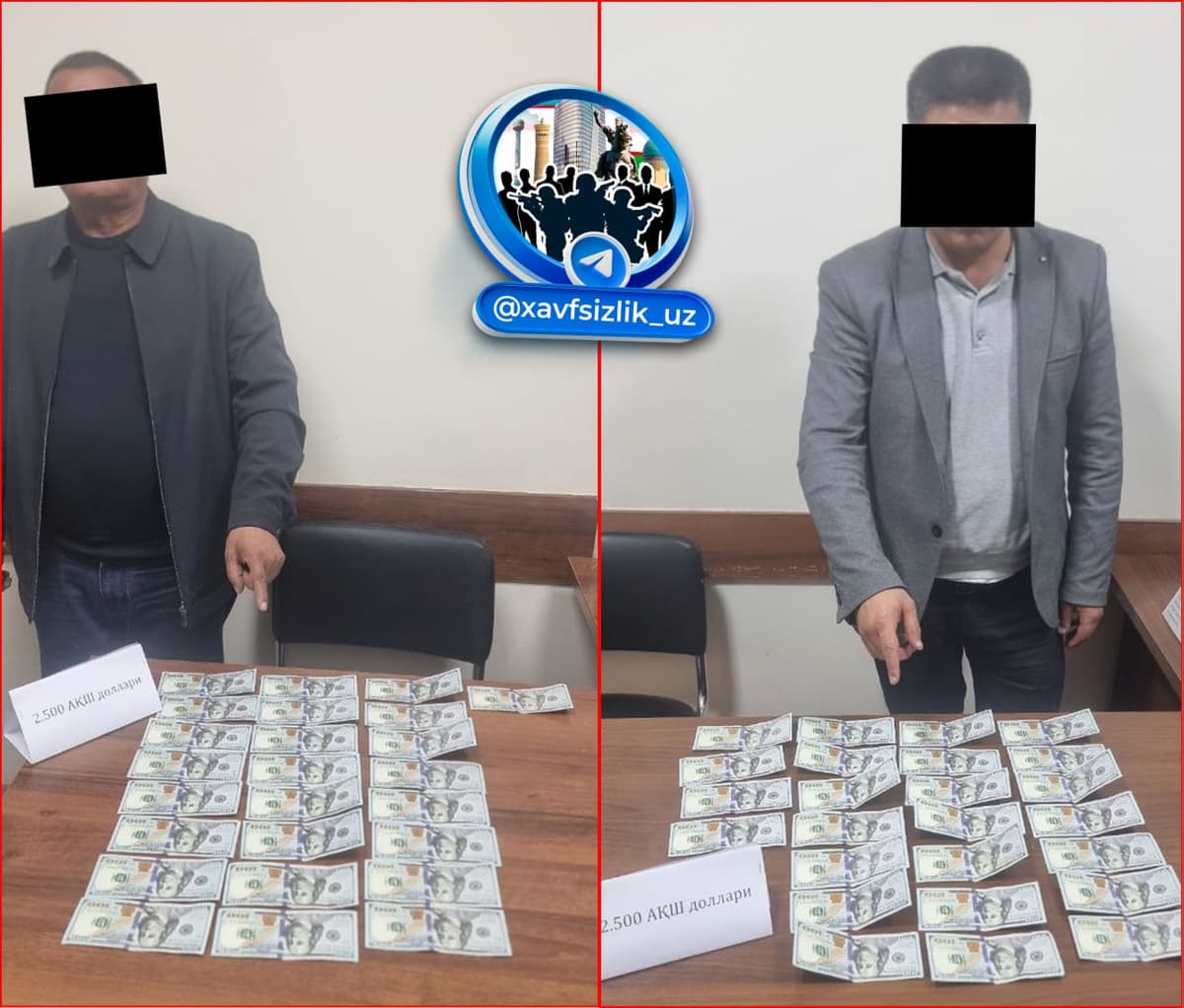 Hokim yordamchisi va advokat 2500 dollar bilan ushlandi
