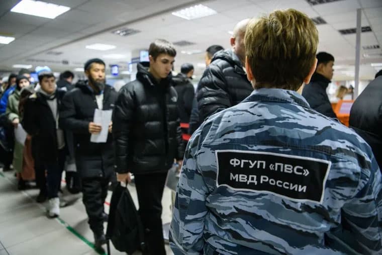 Rossiyadan 6 mingga yaqin migrant chiqarib yuboriladi