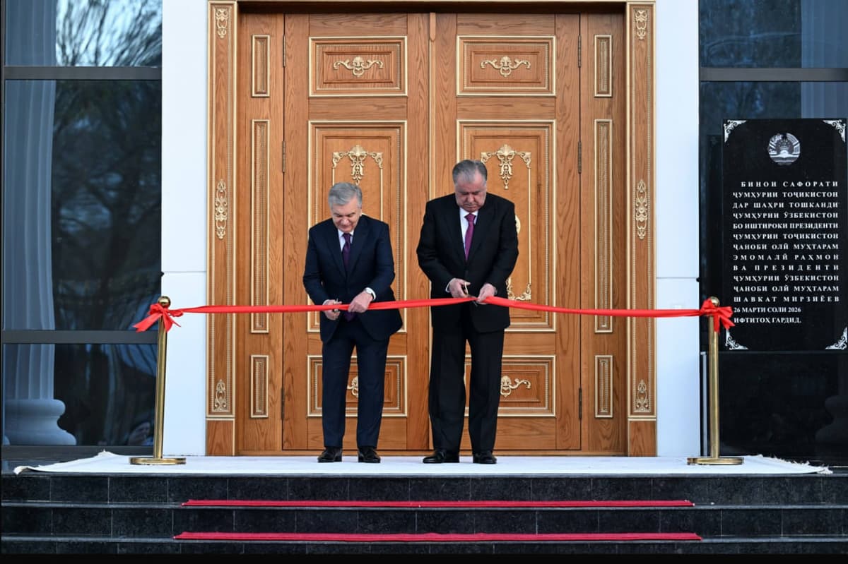 Toshkentda Tojikiston elchixonasining yangi binosi ochildi