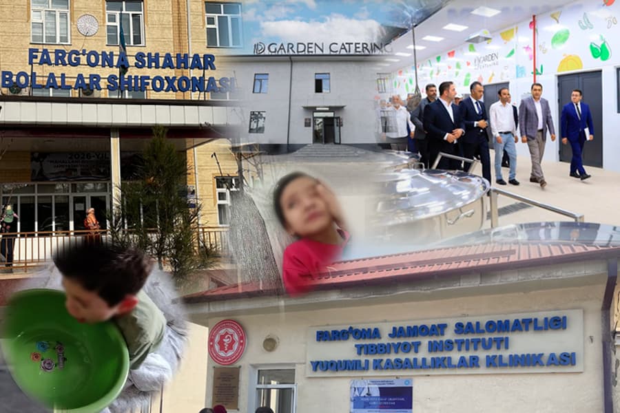 More than 70 children hospitalized after suspected food poisoning in Fergana kindergartens, parents demand answers