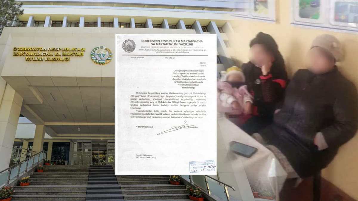 Farg‘onada o‘qituvchilarni tun-u kun navbatchilikka majburlagan topshiriq vazirlikdan tushgani ma’lum bo‘ldi