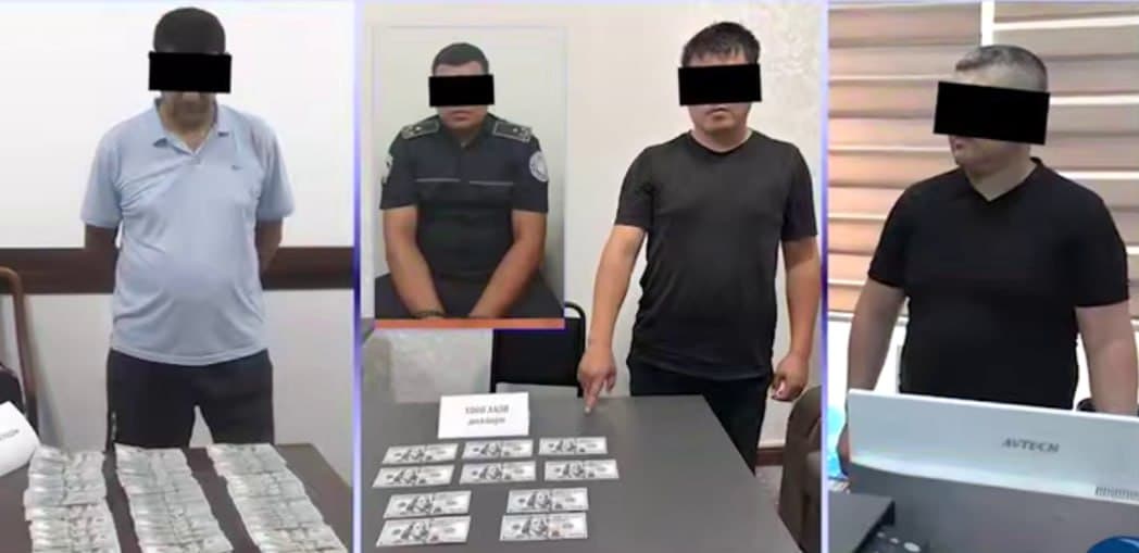 Ichki ishlar organlarining 3 xodimi korrupsiya ustida qo‘lga olindi