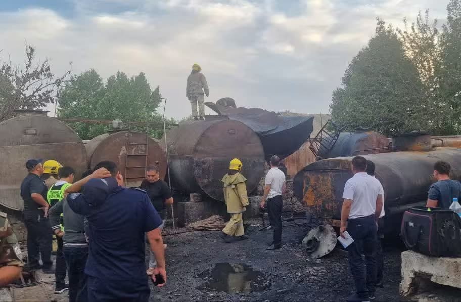 Увеличилось число жертв взрыва на автозаправке в Самарканде