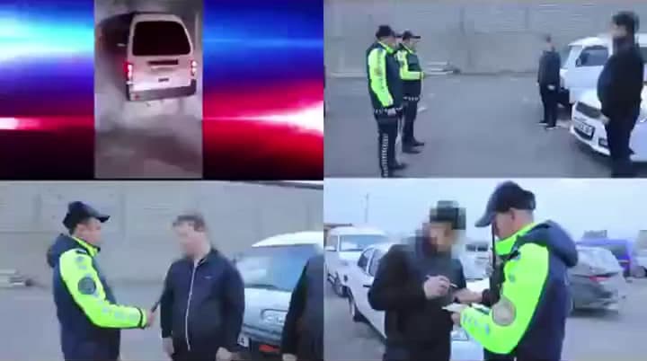 В Самарканде привлекли к ответственности водителей свадебного кортежа