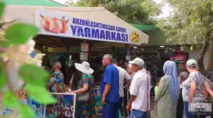 В Ташкенте началась продажа продуктов по сниженным ценам