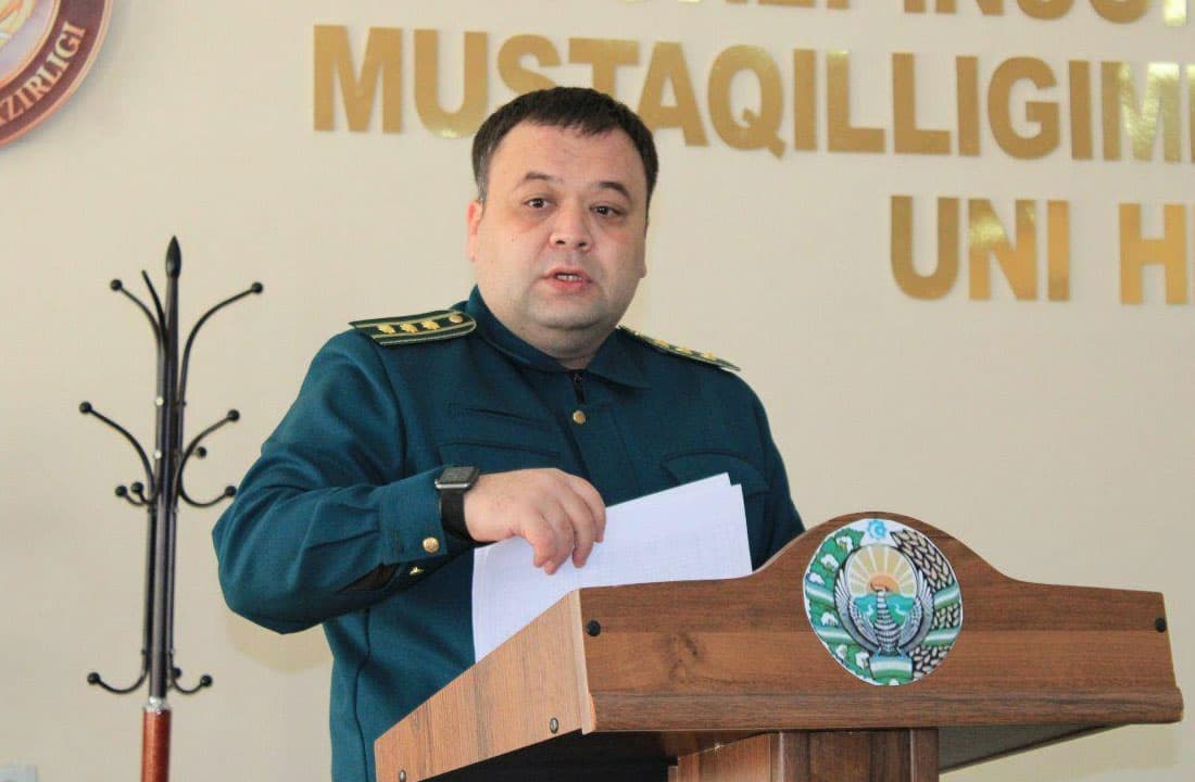 Toshkent shahar IIBB boshlig‘iga yangi birinchi o‘rinbosar tayinlandi