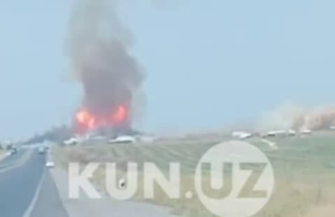 Qashqadaryodagi gaz zapravkasida katta yong‘in chiqdi