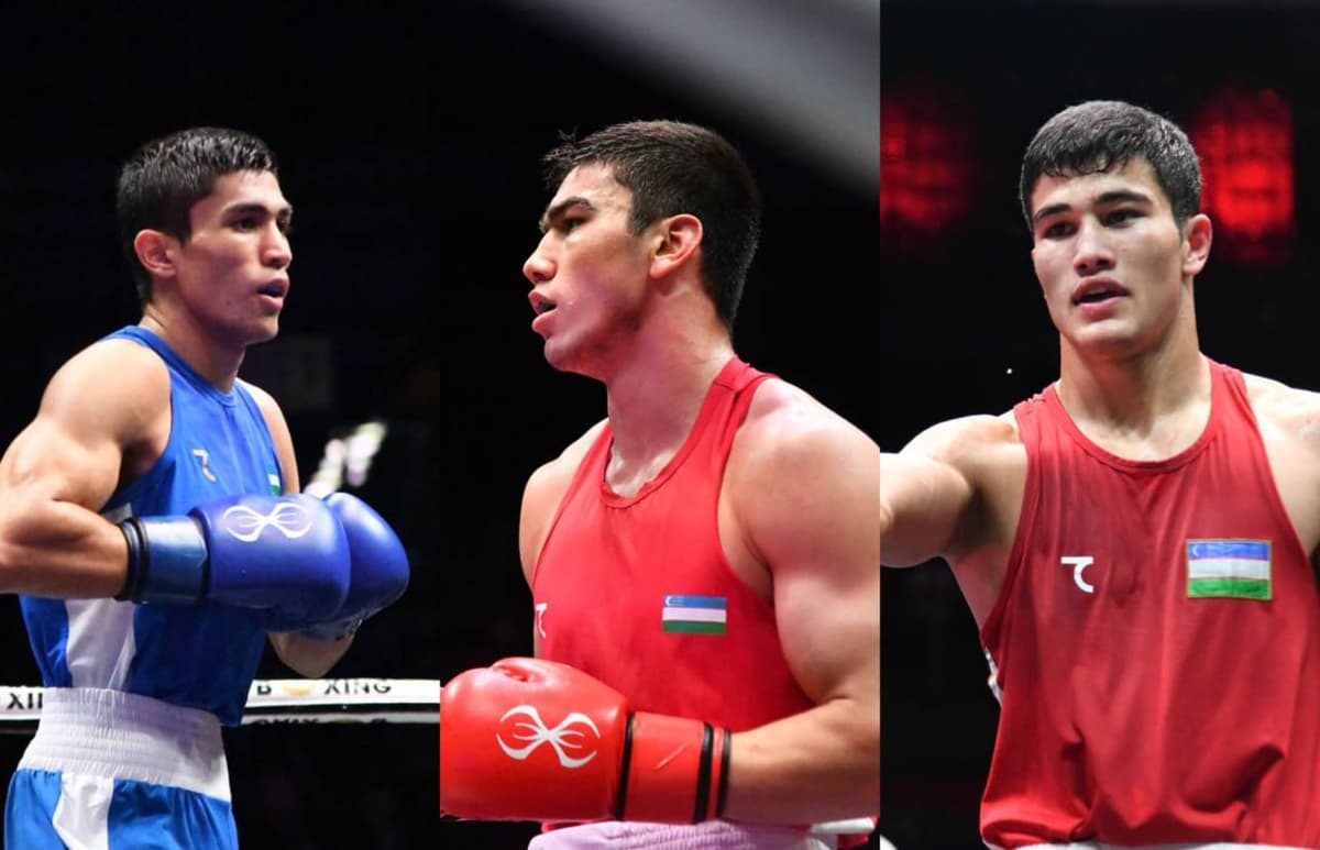 Boks bo‘yicha jahon chempionatida O‘zbekiston yana 3 ta oltin oldi