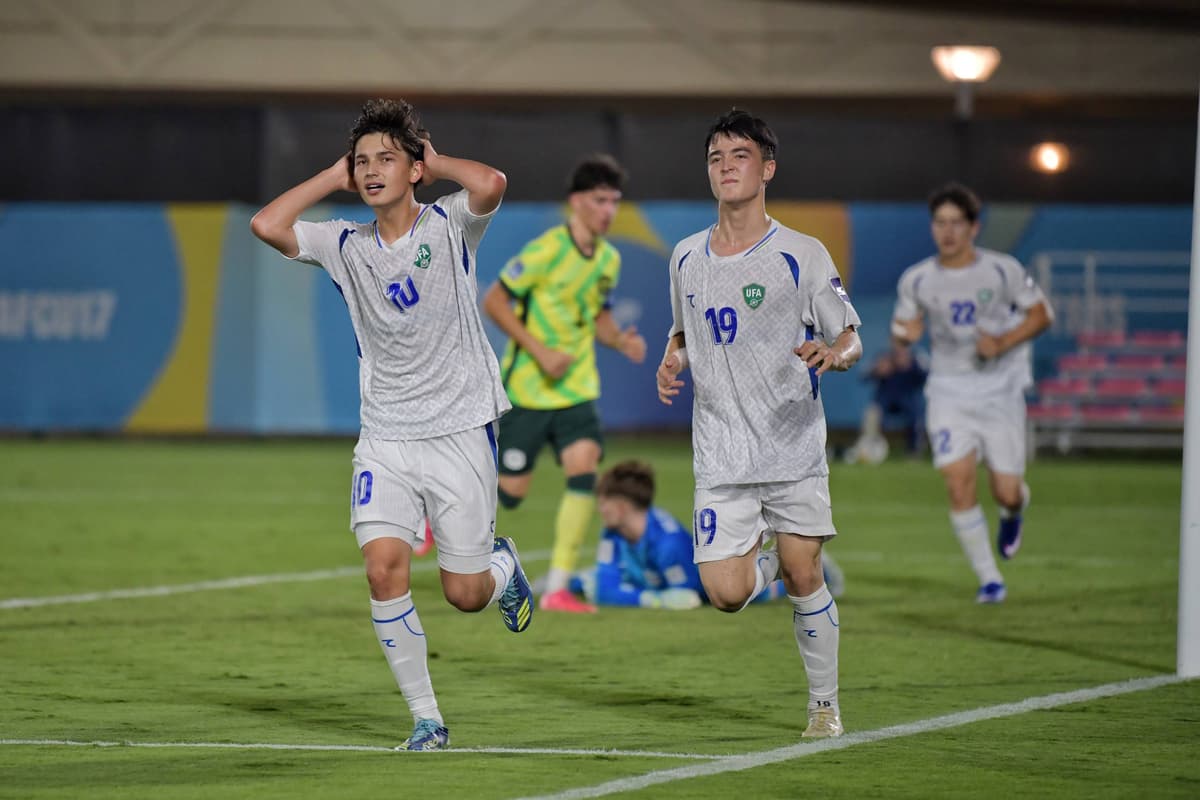 Uzbekistan U17 finish top of Group D after 2–0 win over Australia