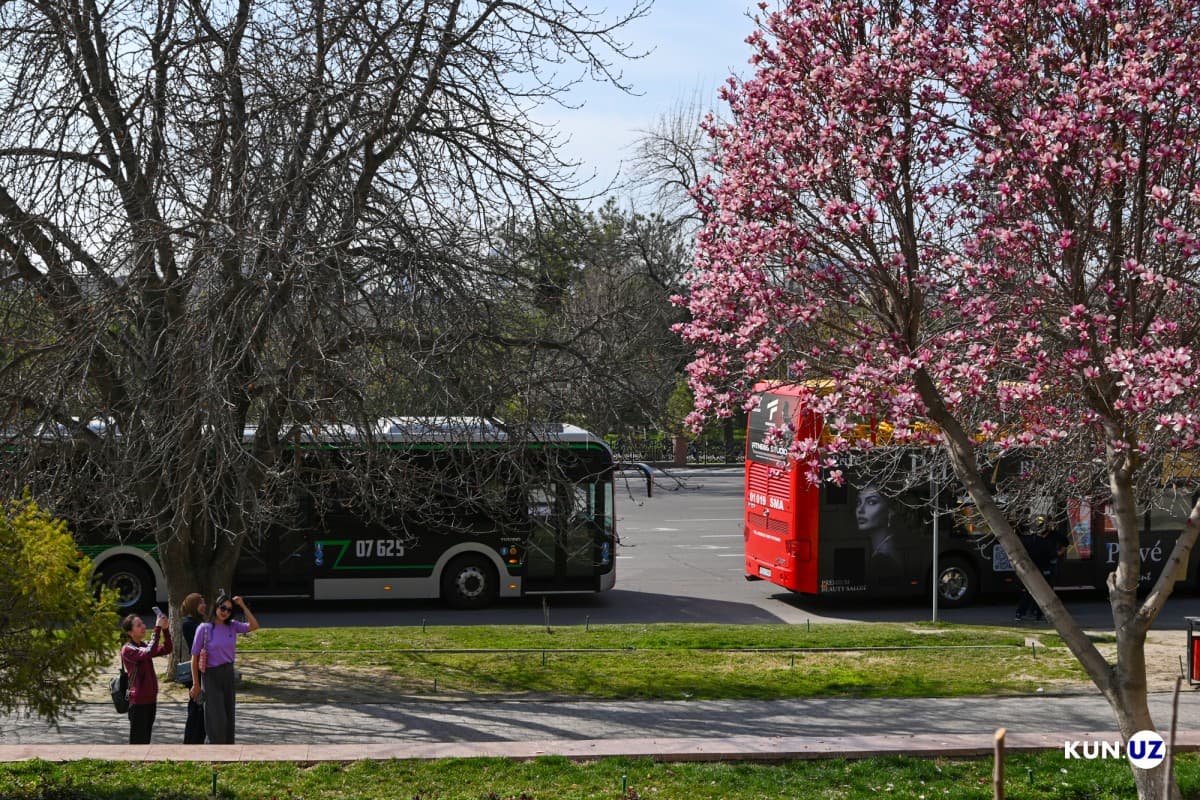 Toshkentdagi avtobuslarda bugundan boshlab konditsionerlar yoqilmoqda