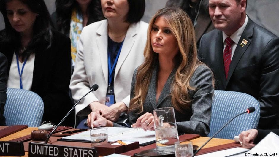 Melaniya Tramp BMT Xavfsizlik kengashi majlisiga raislik qildi