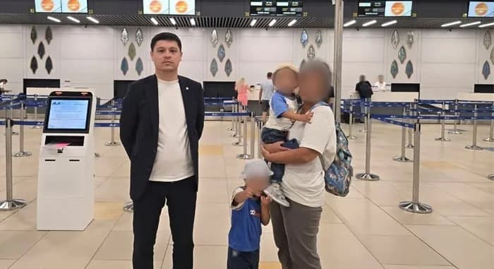 Olmaotada mushkul ahvolda qolgan ona va ikki farzandi olib kelindi